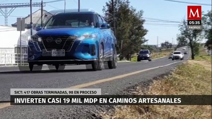 Download Video: SICT concluirá 417 caminos artesanales con una inversión de casi 19 mil mdp