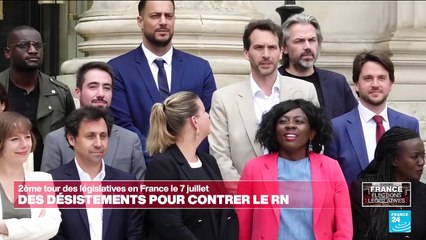 Législatives : l'extrême droite en tête, un barrage s'organise pour le second tour