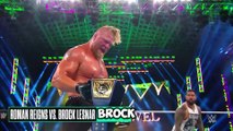 Roman Reigns vs Brock Lesnar