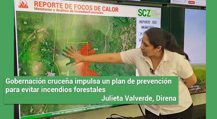 Campaña para prevenir incendios forestales