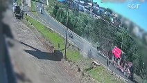 Camera registra grave acidente que deixou uma criança morta e cinco feridos grave na BR-277