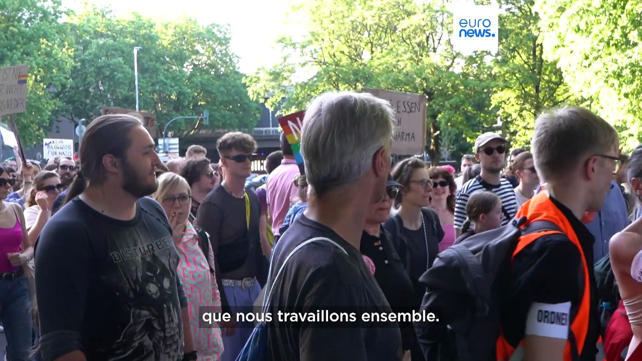 Allemagne : des milliers de personnes manifestent contre la tenue du congrès de l'AfD à Essen