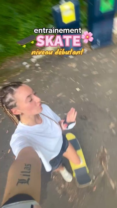 Entraînement skate debutant ‍♀️✨