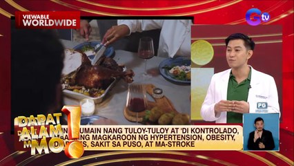 Stroke at sakit sa puso, paano nga ba maiiwasan? | Dapat Alam Mo!