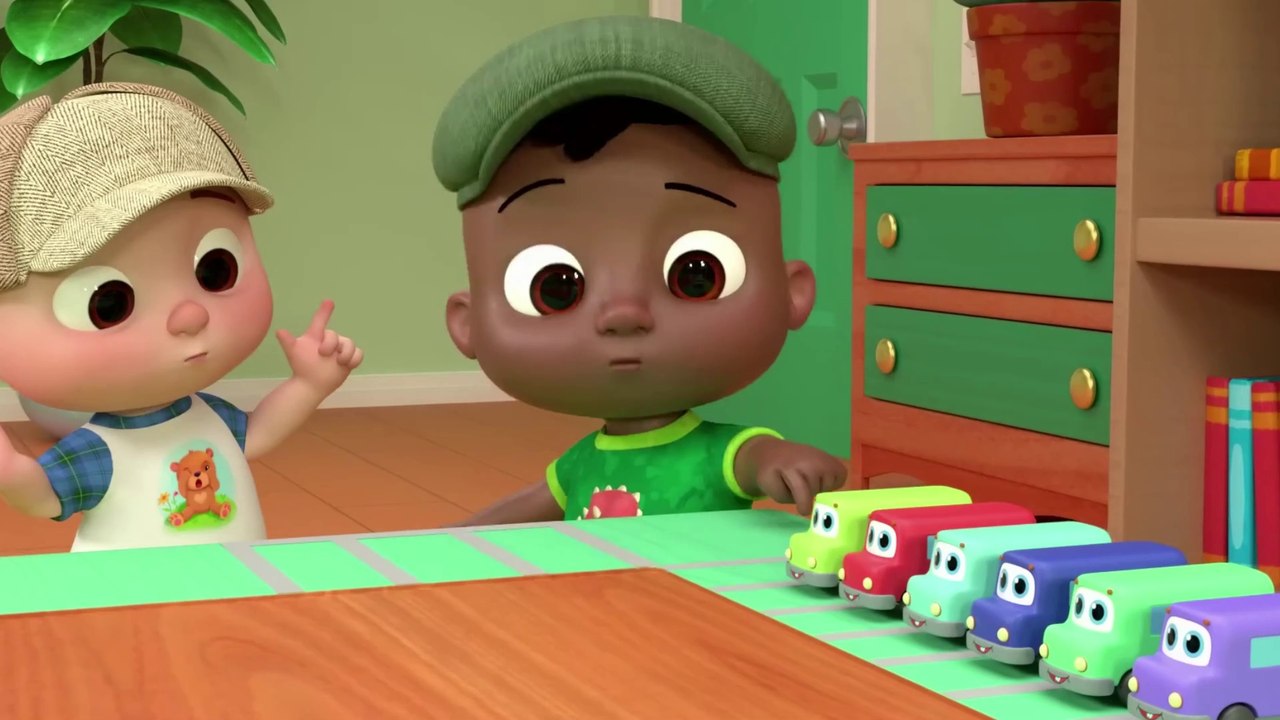 10 Little Buses Song _ Nursery Rhymes & Kids Songs
