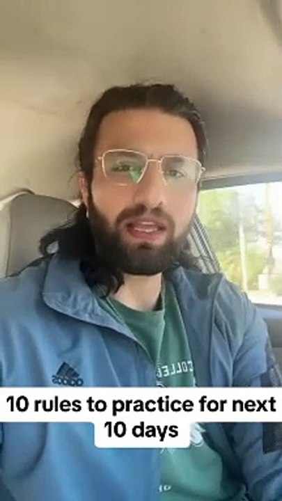 Are you tired of being lazy __ Or you want a healthy change__ Let_s just take it as a challenge. So are you going to do it for next 10 days __ Type YES IN SHA Allah for a beautiful and a healthy change (HD)