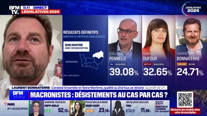 Seine-Maritime: Laurent Bonnaterre (Ensemble), se retire mais n'appelle pas à faire barrage contre le RN