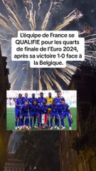 L’équipe de France se QUALIFIE pour les quarts de finale de l’#Euro2024, après sa victoire 1-0