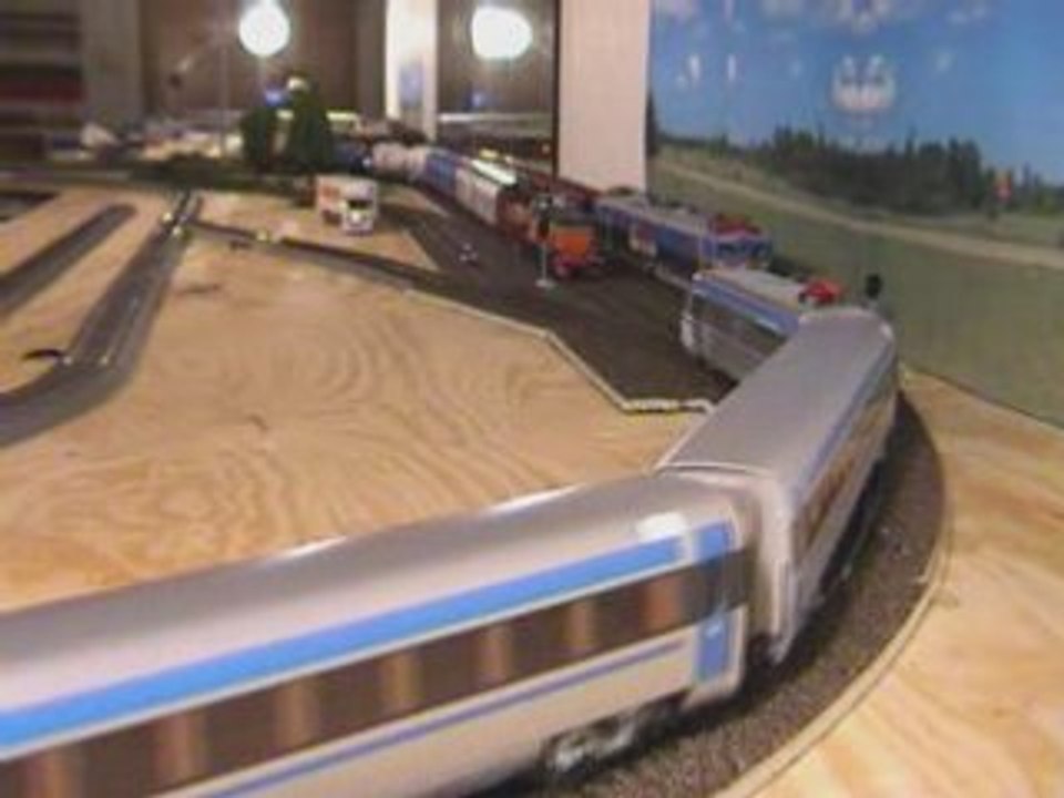 Roco X2000 med blinkande slutljus