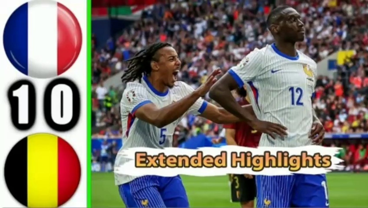 France contre Belgique 1-0 |  Tous les objectifs et les points forts du match complet