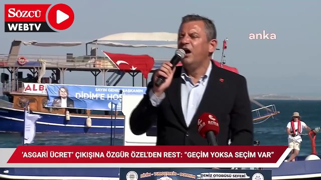 Bakan Şimşek’in ‘asgari ücret’ çıkışına Özgür Özel’den rest: Geçim yoksa seçim var