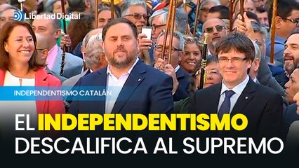 El independentismo catalán reacciona a la decisión del Supremo