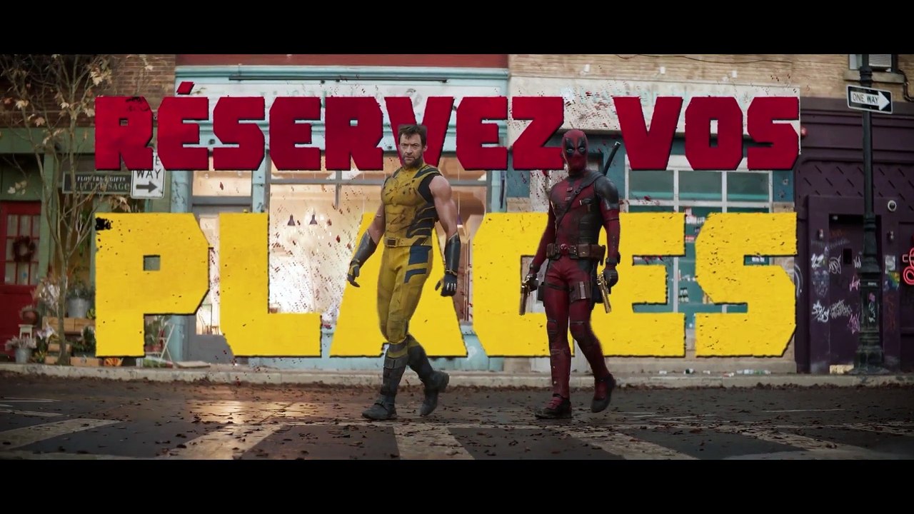 DEADPOOL & WOLVERINE "Deadpool sans masque devant Wolverine" TV Spot (2024)