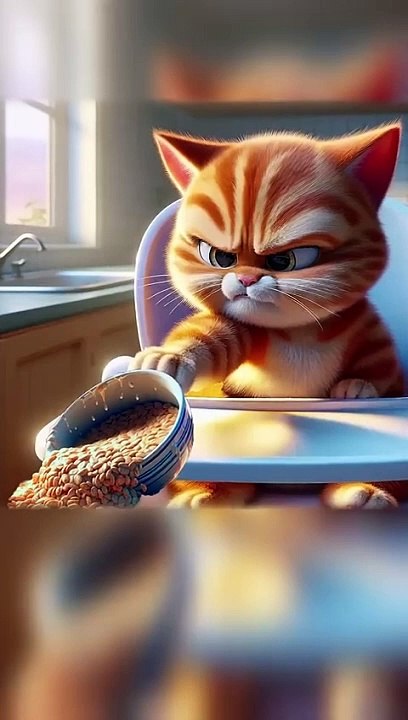 Kitten Party After Exhausted Mother Cat Meltdown #funny #catlover #cuteanimals #cartoon