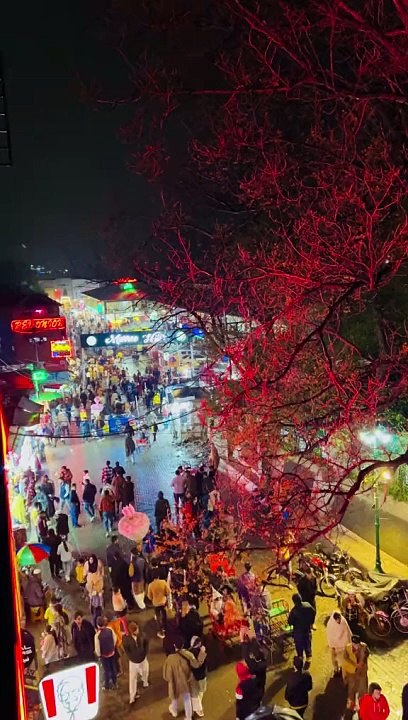 Night view Of Murree| | video by shahzaib