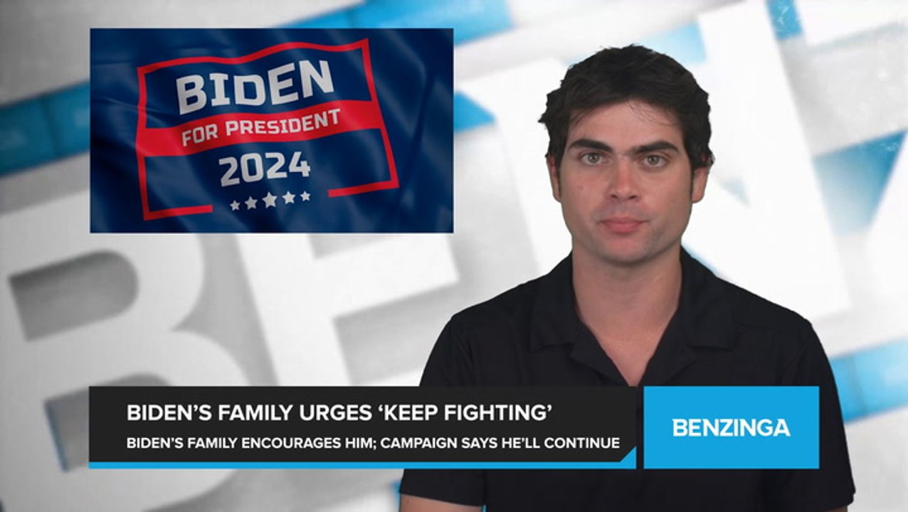 Biden's Loved Ones Encourage Him to 'Keep Fighting,' as Campaign Assures Donors He Has No Plans to Step Aside