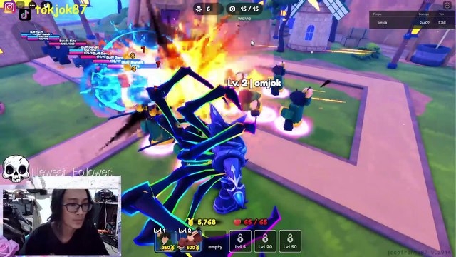 EPS 49. CARI GEMS GRATIS ADA TEMPATNYA - Anime Defenders [TOWER] -Windmill Village Chapter 4 - 5 - JAMBU