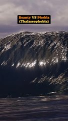 Nature's Beauty and Power! Witness this stunningly beautiful wave transform into a terrifying force.