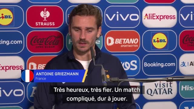 Bleus - Griezmann fier de la qualif’ et pas inquiet par le manque de réussite face au but