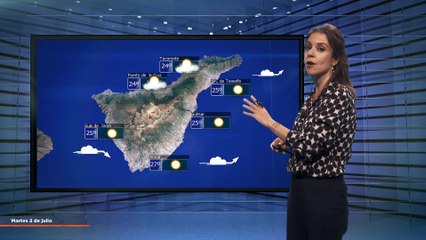 La previsión del tiempo en Canarias para el 2 de julio de 2024, en Atlántico Televisión.