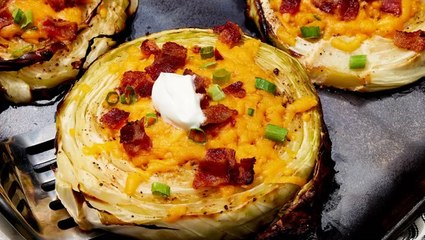 Loaded Cabbage Steaks