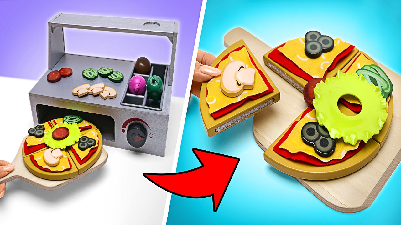 Préparons un repas d’anniversaire amusant avec le jouet Cuisine || BRICOLAGES AMUSANTS ! 