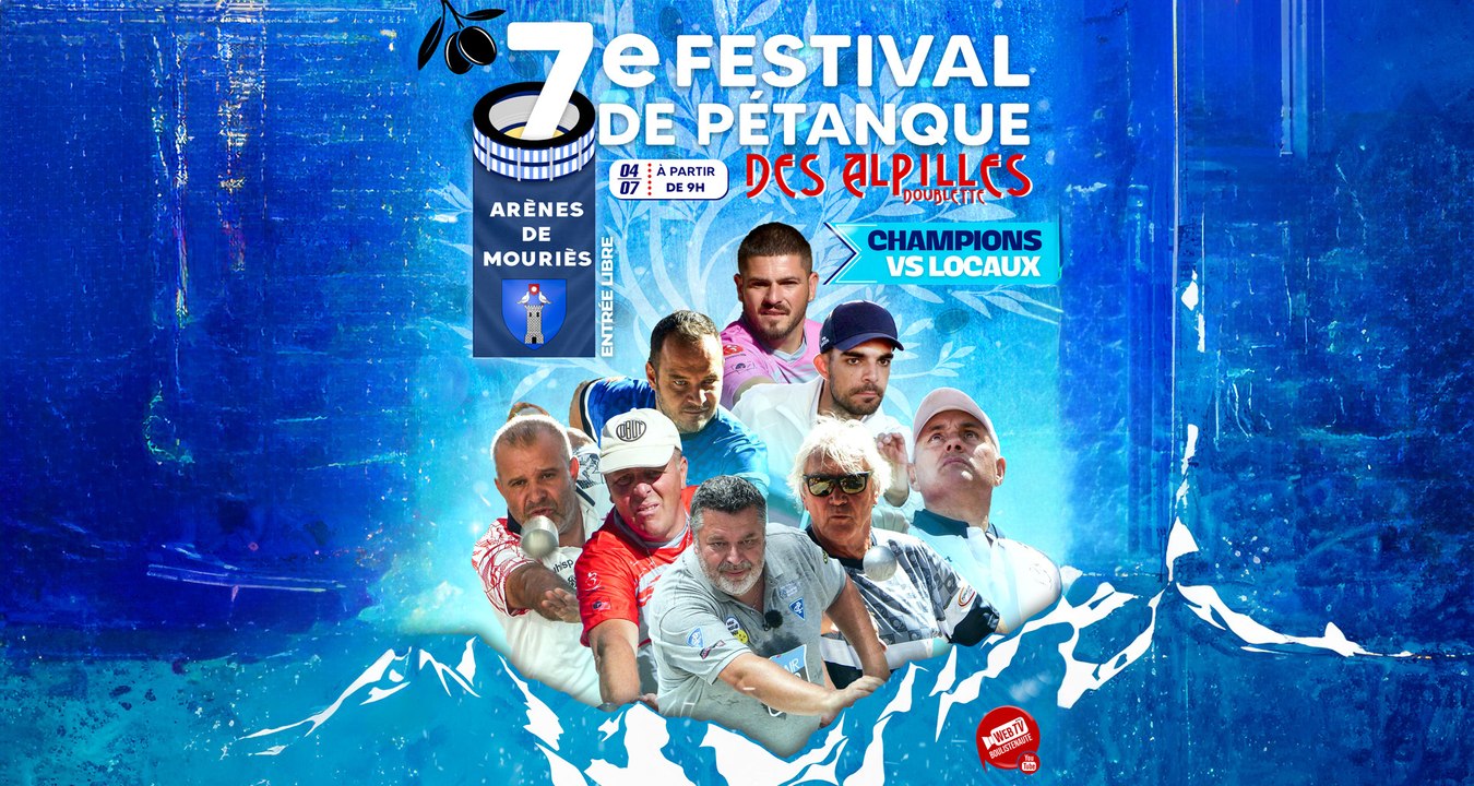 Arènes de Mouriès - Festival des Alpilles à pétanque 2024 : Doublettes de Champions face aux locaux