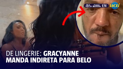Gracyanne sensualiza de lingerie e web explode em especulações com Belo