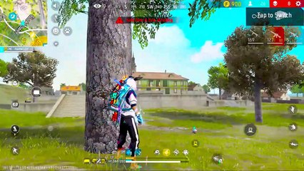 FREEFIRE   Luminous Bunny  Solo vs Squad Mp40 + Awm  23 Kills Total - Garena free fire #freefire