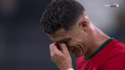 La détresse de Ronaldo qui fond en larmes après son penalty raté !