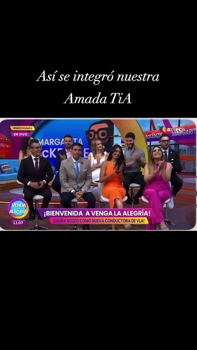 Laura Bozzo es parte del programa "Venga la alegría" de TV azteca