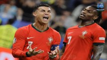 Cristiano Ronaldo is slammed by fans for 'pathetic' and 'embarrassing' free-kick in Portugal's Euro 2024 last-16 clash against Slovenia - as fans call on him to 'retire' after shocking stat emerges