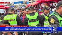 Tumbes: Continúa operativo de control de identidad en la frontera con Ecuador