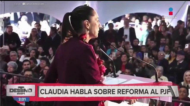 Claudia Sheinbaum habla sobre la reforma al Poder Judicial
