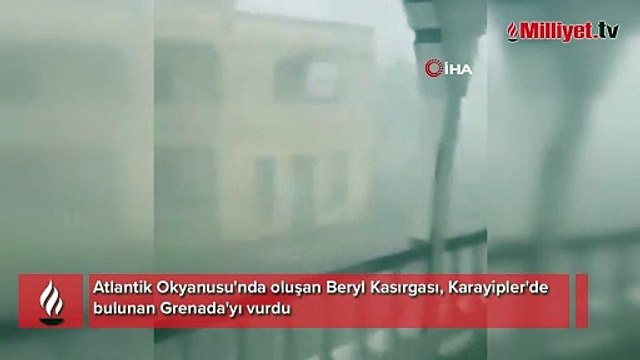 Berly Kasırgası, Karayipler ülkesi Grenada'yı vurdu