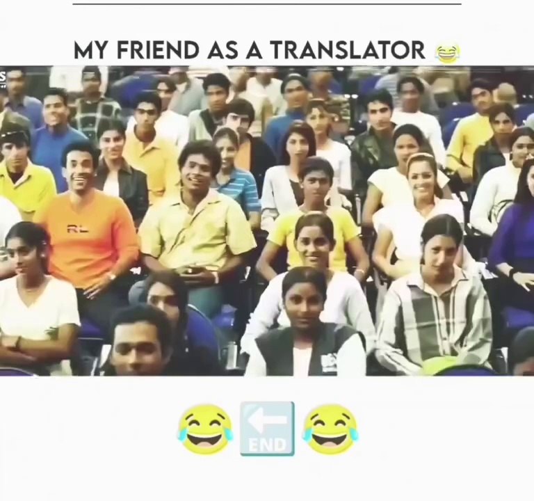 Friend, comedy scene