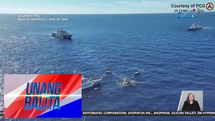 Mahigit 60 tauhan ng PCG, kinilala dahil sa pagsagip sa mga mangingisdang Pinoy sa Bajo de Masinloc | Unang Balita