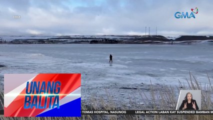 Bahagi ng Pacific Ocean na sakop ng Chile, nagyelo | Unang Balita
