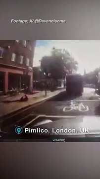 Army horses bolt through central London