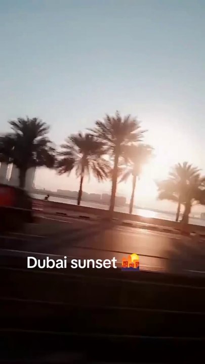 Dubai sunset 