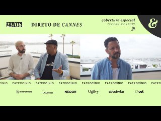 Direto de Cannes: @meioemensagem  entrevista Felipe Simi e Preto Zezé