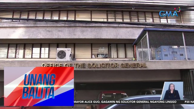 SolGen, gagawa ng legal action vs. suspended Mayor Alice Guo ngayong linggo | Unang Balita