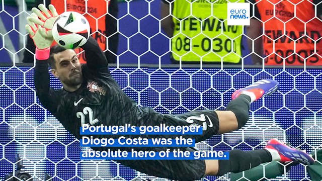 Euro 2024: Epic penalty drama for Ronaldo ends with Portugal beating Slovenia in knockout shootout