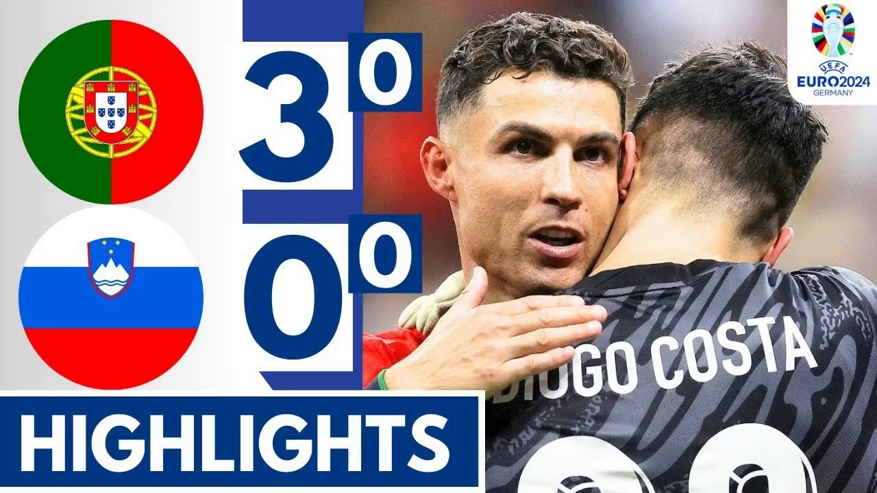 PENALTIES! Portugal vs Slovenia 3-0 Full Match Highlights || Round of 16 UEFA EURO 2024 HD