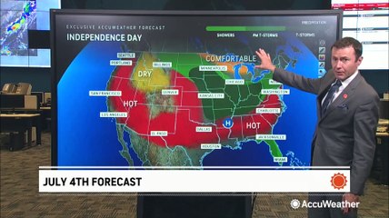 Your Independence Day forecast across the US