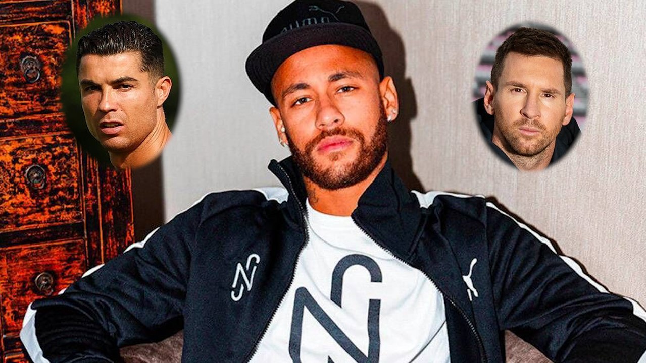 Neymar Jr. reconoce las jerarquías y Messi y CR7 son antes que él