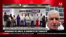 José Ramiro López, hermano de AMLO, será secretario de Gobierno en Tabasco