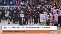 Comenzó el Torneo Argentino de Selecciones de futsal femenino en Posadas