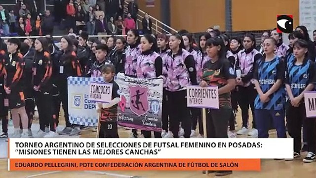 Torneo Argentino de Selecciones de futsal femenino en Posadas “Misiones tienen las mejores canchas