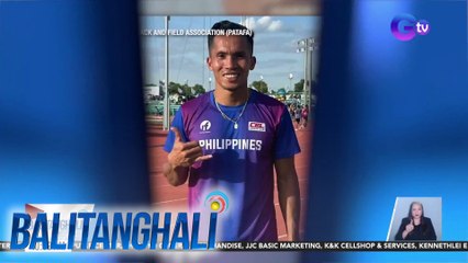 Nat'l athlete Janry Ubas, panalo sa long jump event ng Silk Road to Olympics | Balitanghali